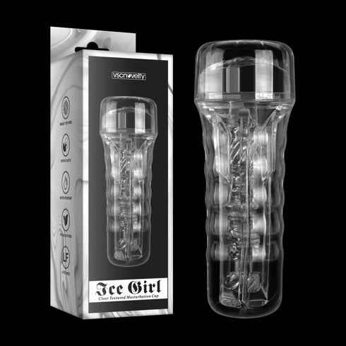 Ice Girl Clear Textured Cup